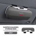 Car Visor Sunglasses Glasses Case Clip Eyeglasses Box Holder For Audi A4 A3 A6 TT S4 S5 S6 A1 A2 A5 A7 A8 Q1 Q2 Q3 Q4 Q5 Q6 Q7 Q