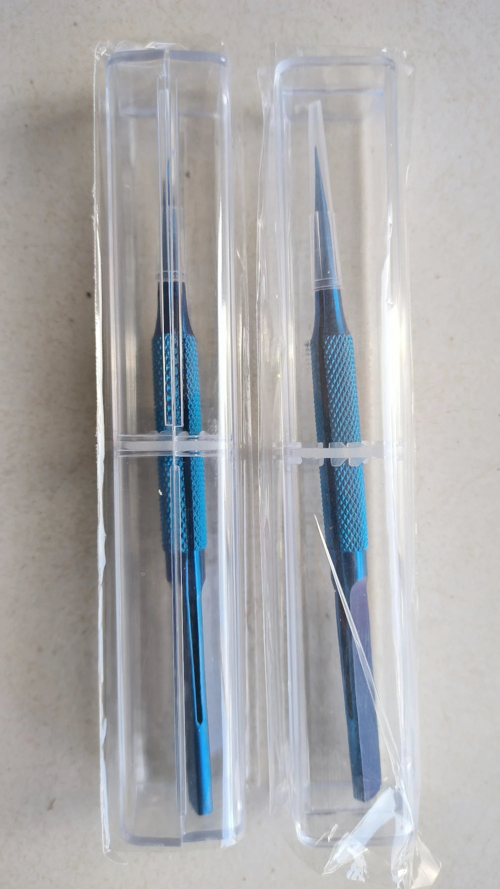 Titanium Alloy/Stainless Steel Tweezers Precision Fly Line 0.15mm Fingerprint Electronic Components Straight/Curved Tip Tweezers