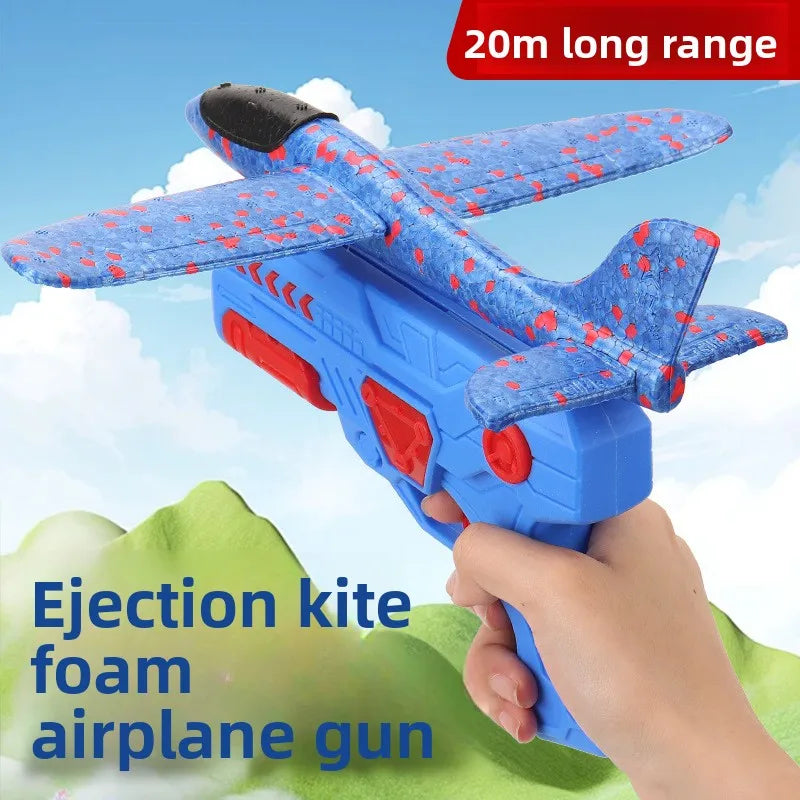 Popular Catapult Airplane Model - Outdoor Foam Airplane Toy for Kids, Ideal for Outdoor Fun & Family Parent-Child Activities