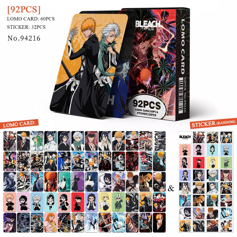 30-92Pcs/Set Anime Card Lomo Card Mini Sticker Print Pictures Postcard Games Card Fans Collection Cards Gifts