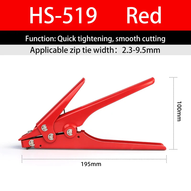 Cable Tie Gun Clamp Plastic Fastening TG-100 Automatic Tensioning Nylon Width 2.3mm To 9.5mm Guns Automatic Tension Cut Off