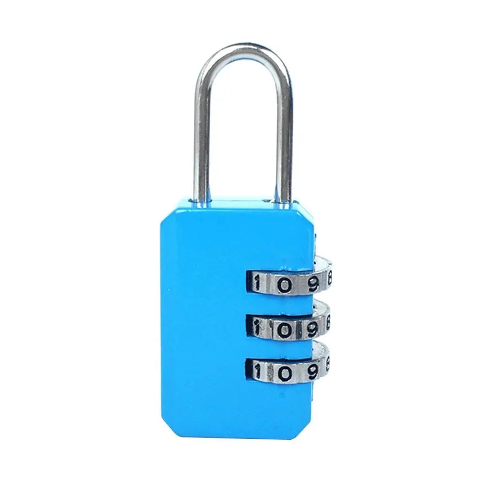 3 Dial Digit Number Combination Travel Security Protect Locker Suitcase for Luggage/Bag/Backpack/Drawer Small