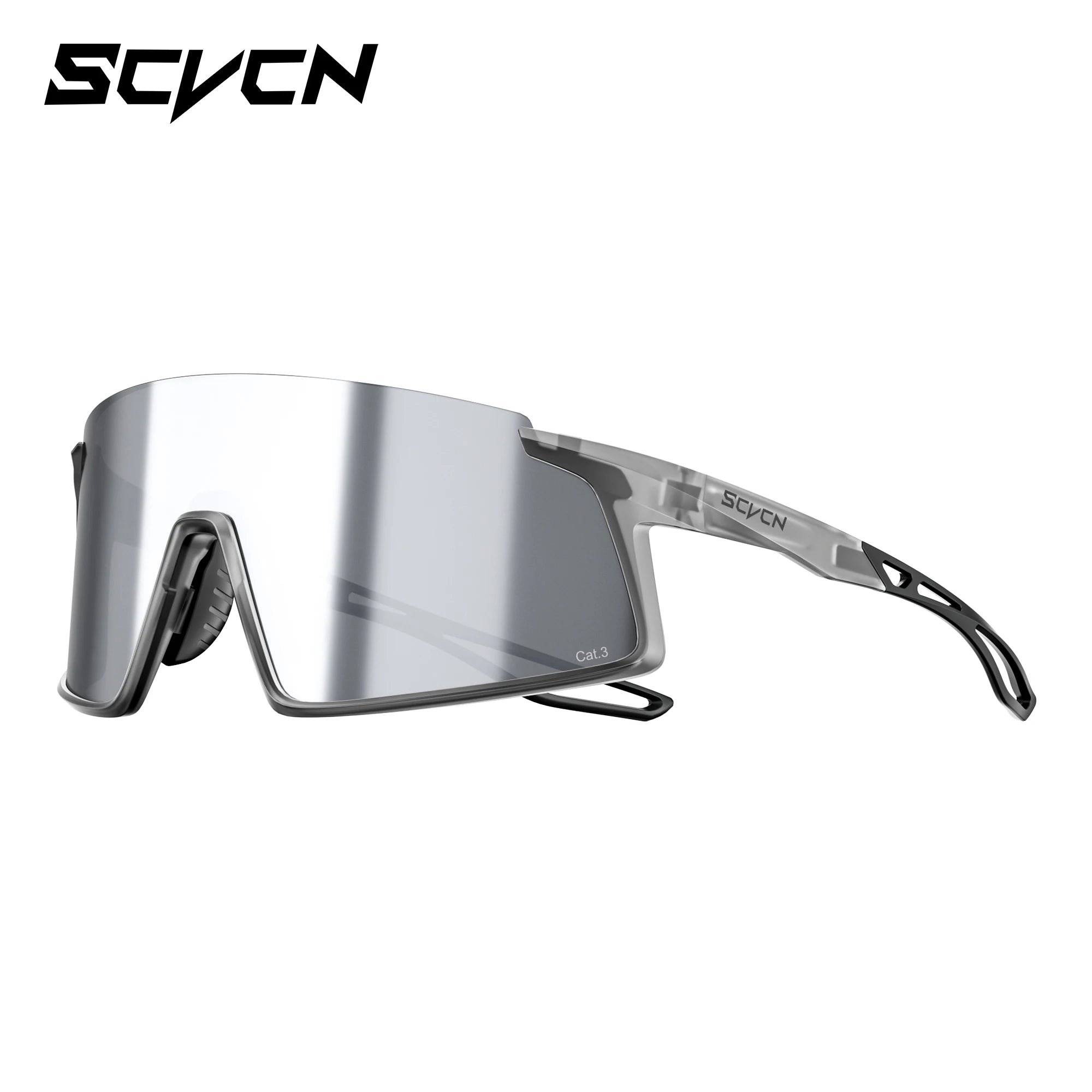 SCVCN 2026 Hiking Eyewear Men's Cycling Sunglasses Photochormic Glasses UV400 Outdoor Sports Goggles Camping MTB Bike Glasses