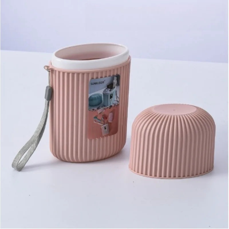 Travel Mouthwash Cup Portable Essential Business Trips Toothbrush Case Toothbrush and Toothpaste Storage Box for Outdoor Travel