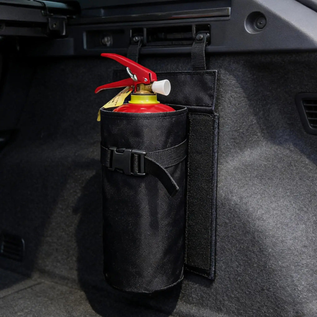 Fire Extinguisher Car Mount Holder Vehicle Safety Accessory Adjustable Anti Vibration Bracket for Boat Truck Offroad Trailer