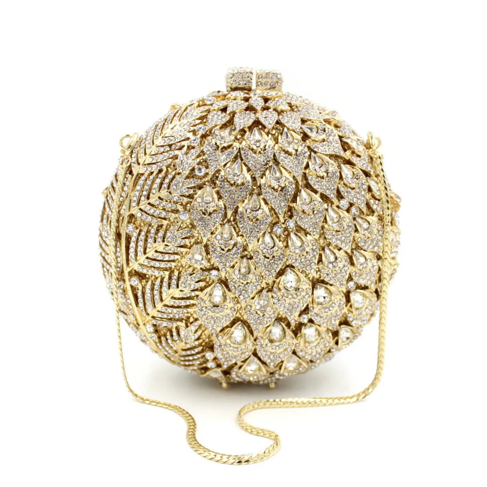 New Crystal Party Women Evening Clutch Bag Luxury High-end Handmade Wallet Ladies Diamond Handbags Purses