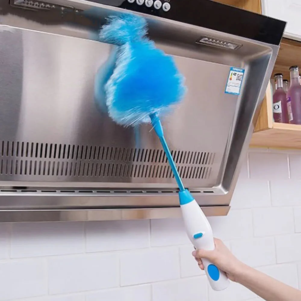 180° Electric Dust Collector/Brush, Electric Dust Feather Duster, Adjustable, Furniture Window Bookshelf Cleaning
