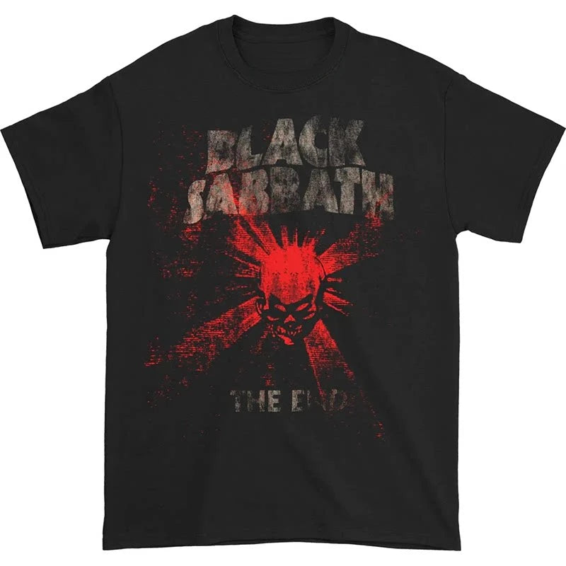 Black Sabbath Band Photo Casual T-shirt Men's and Women's Luxury Band Brand Top 2026 New