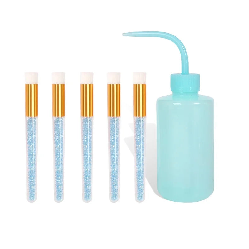 Eyelash Extension Cleaning Set Lash Shampoo Brush Lash Bottle Eyebrow Skin Care Remover Washing Kit Eyelash Extensions Supplies
