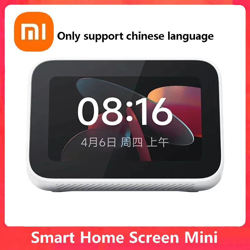 New Xiaoai Smart Home Display Mini Intelligent Touchscreen Speaker With Xiaomi Hyper OS Bluetooth Control Mijia Smart Devices