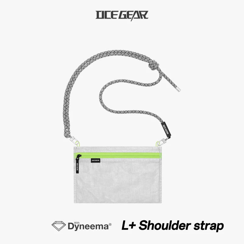 Ultralight Dyneema Crossbody Pouch Waterproof EDC Zipper Wallet Bag Outdoor Hiking Camping Mini Chest Bag Travel Organizer