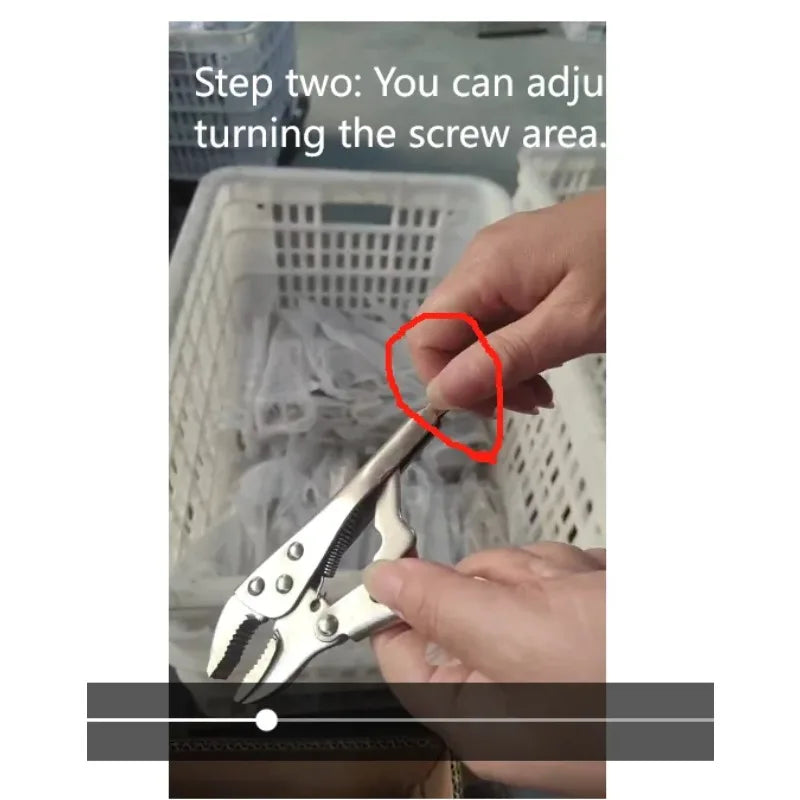 6 inch Heavy Duty Locking Pliers Adjustable Metal Face Clamp Multifunctional Pressure Pliers for Woodworking Welding Repairs