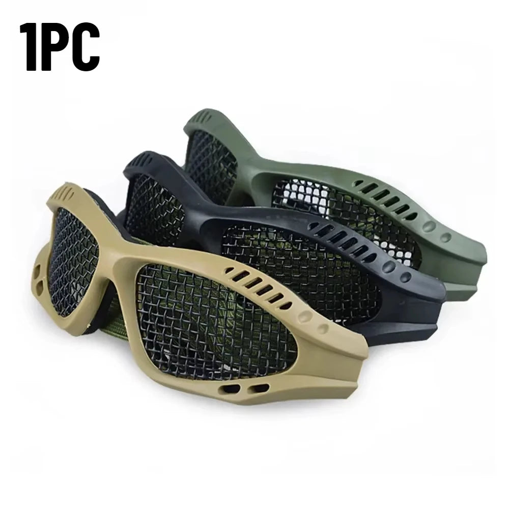 1Pc Impact Resistant Safety Goggles Multipurpose Eye Protection for Work Cycling Paintball