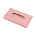 Car Visor Tissue Holder PU Leather Hanging Paper Towel Clip Napkin Holder Backseat Tissue Case Auto Interior Accessories