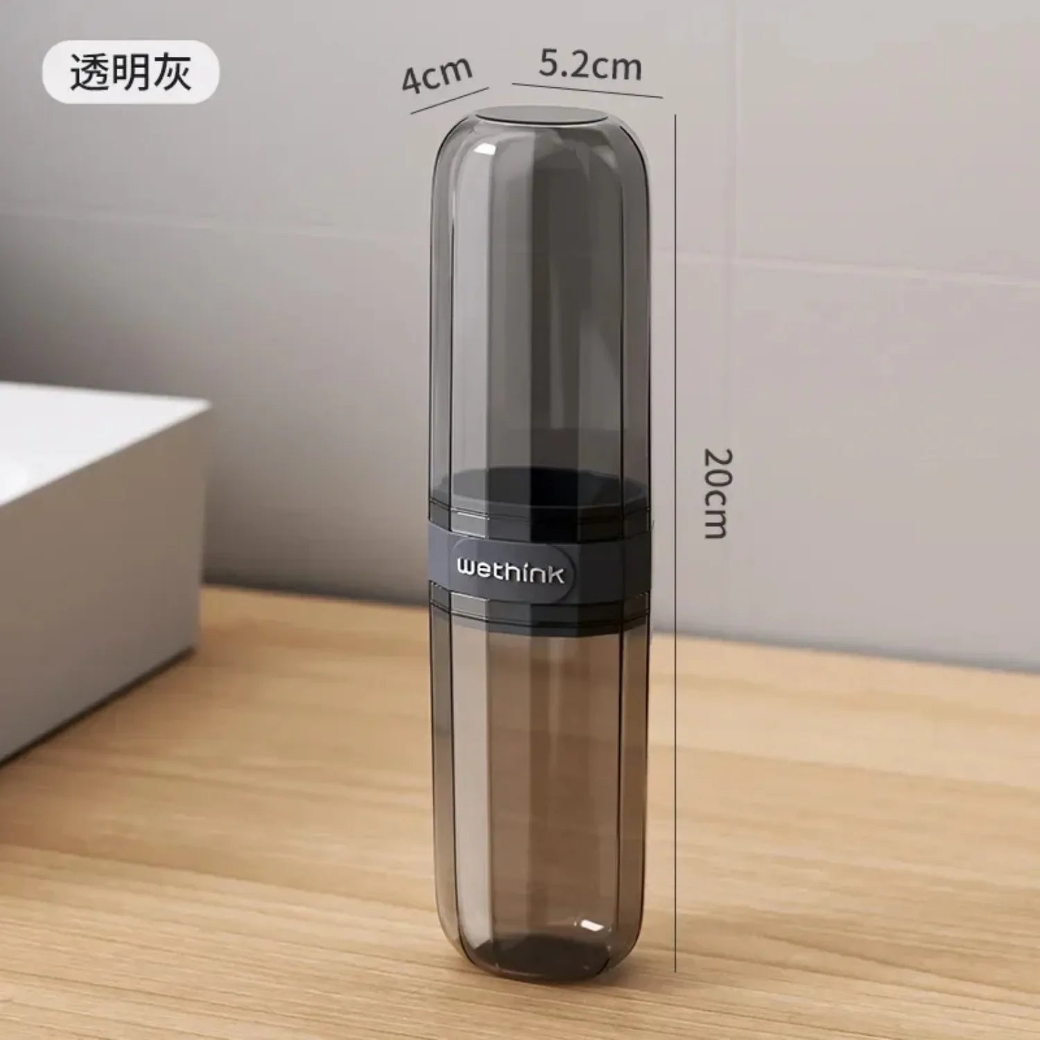 3pcs Toothbrush Travel Containers Transparent Portable Toothbrush Case Outdoor/business Trip/travel Acessories