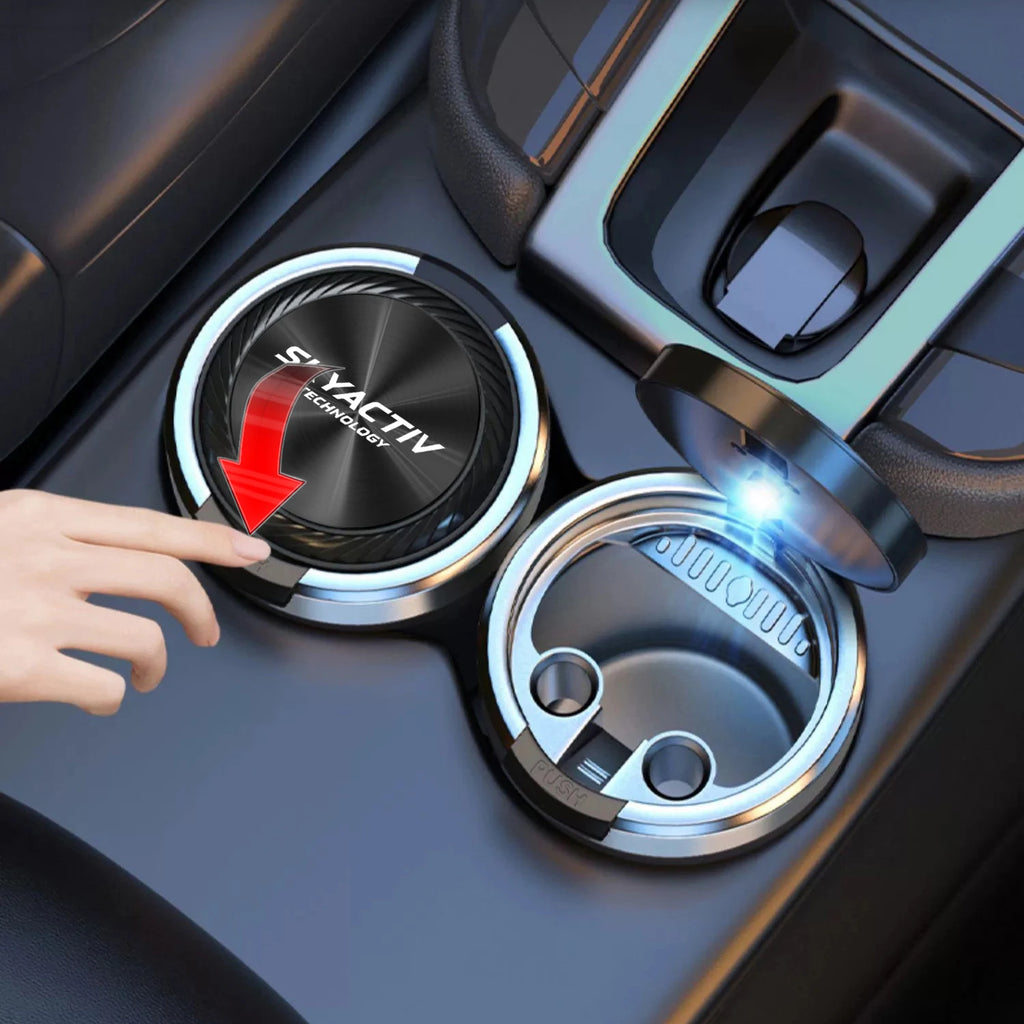 car cenicero ashtray texture car accessoires for Mazda skyactive 2 3 5 6 8 cx3 cx4 cx5 cx7 cx8 cx9 cx30 mx5 rx8