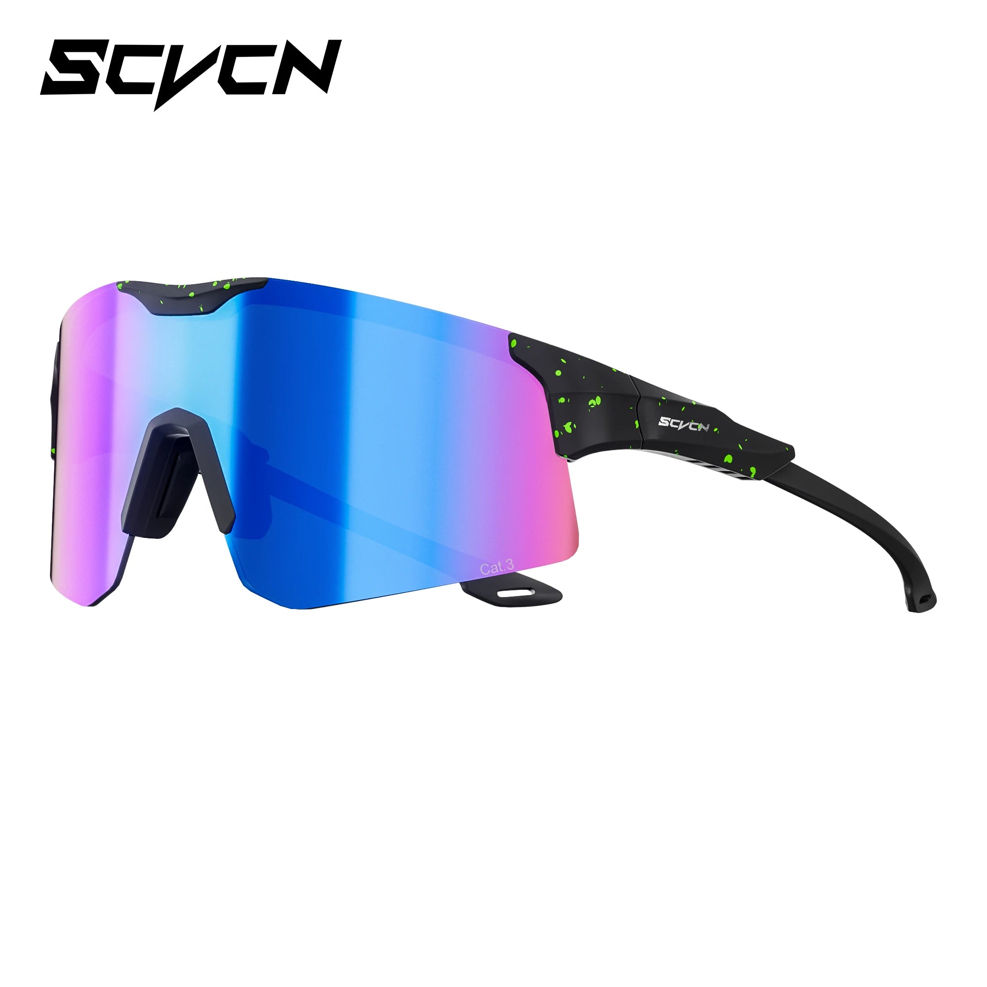 SCVCN Sports Sunglasses Cycling Glasses MTB Riding Speed Skating UV400 Fishing Goggles Man Woman Bike Bicycle Hiking Eyewear