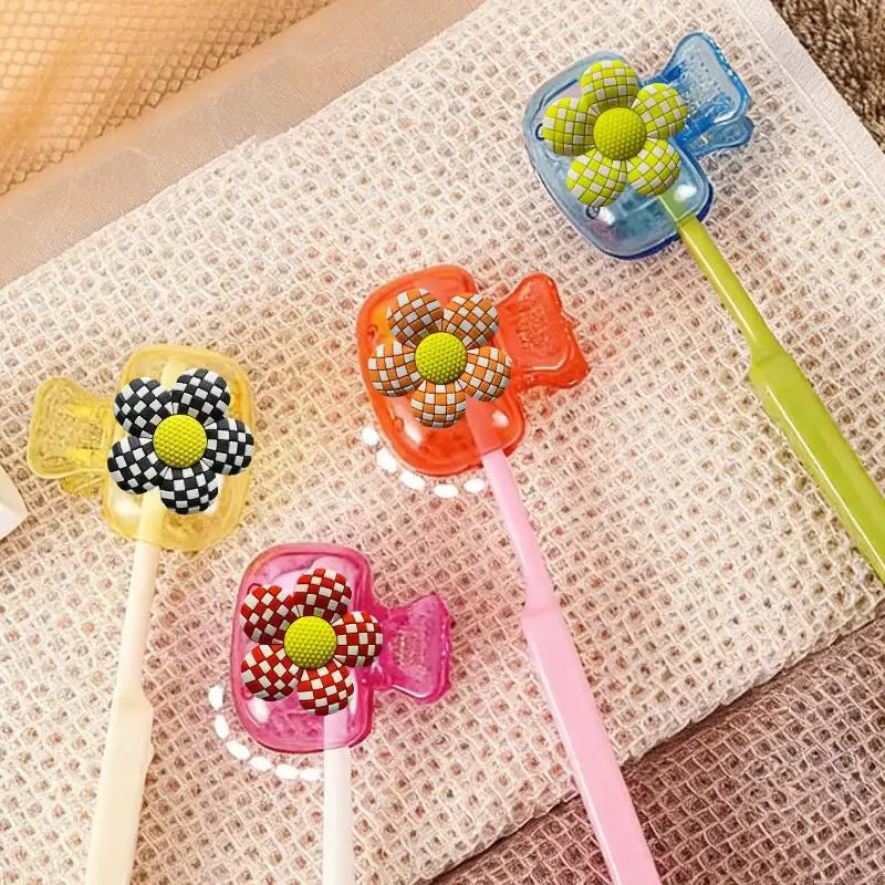 Travel Toothbrush Head Covers Toothbrush Protector Cap Brush Pod Case Protective Portable Plastic Clip For Household Travel