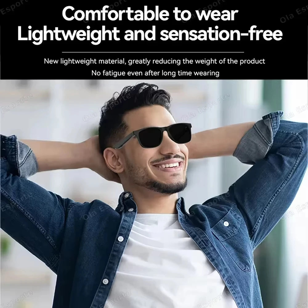 Lenovo AI Smart Glasses 8K Shooting Touch Control Photo Recording Translator Bluetooth Smart Sunglasses with Voice Assistant