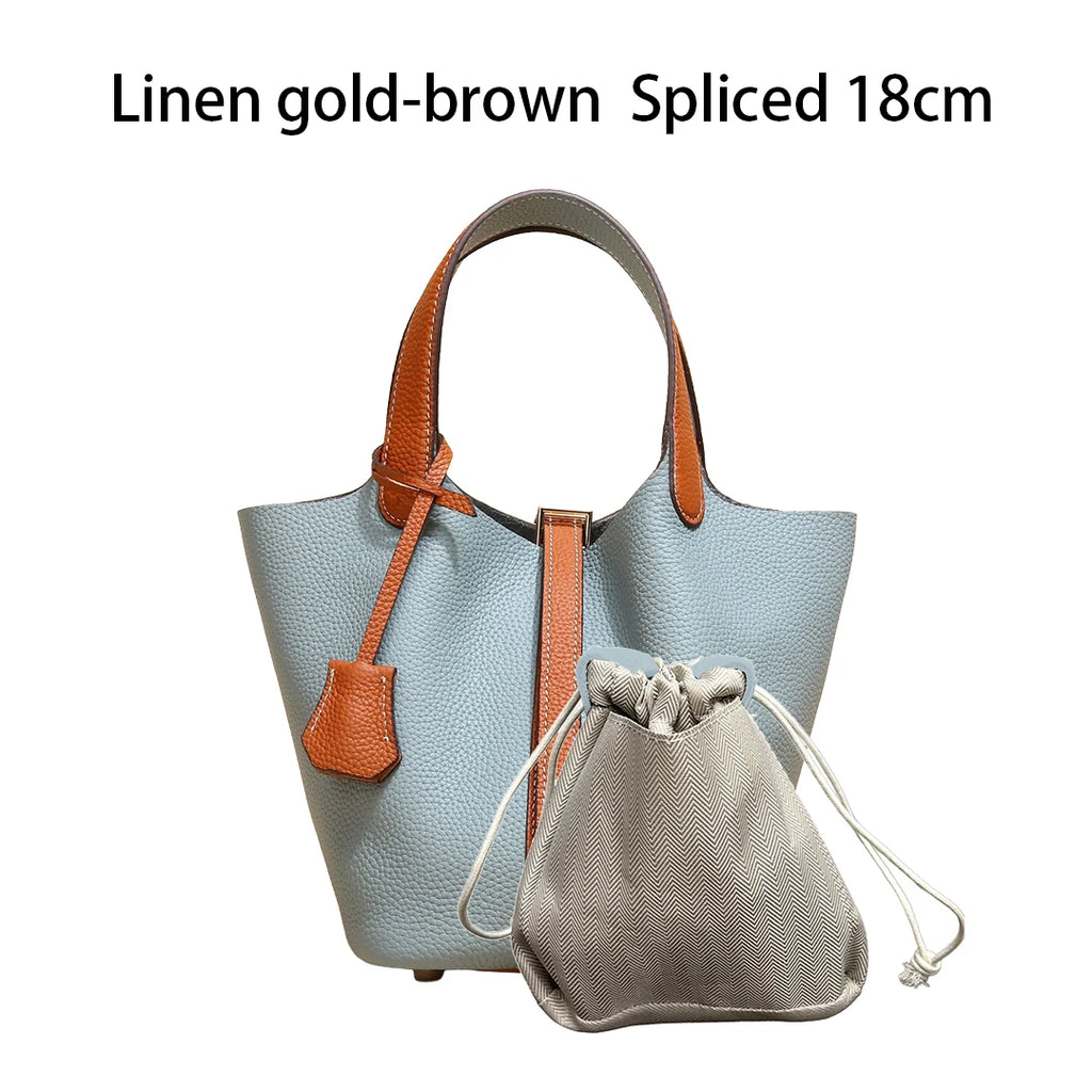 MENDY Women Bags Handbags Bucket Bag 18/22 Big Small Fashion Tote Bag Genuine Leather Luxury Quality Designers Lady Hand Bags
