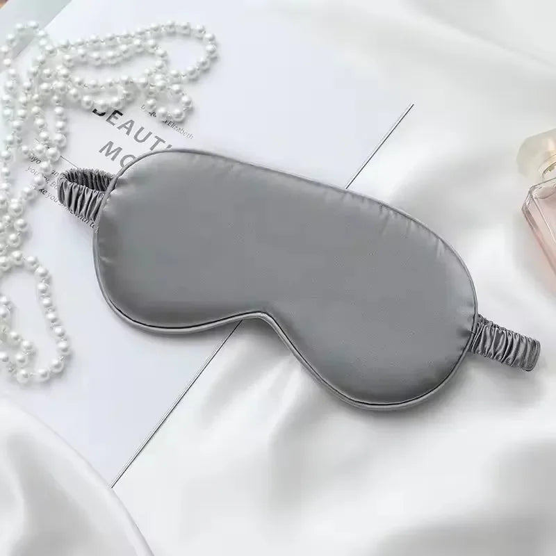 1 Pcs Eyepatch Blindfolds Eyeshade Health Sleep Shield Light Silk Double-Side EyeShade Sleeping Eye Mask Cover Sleep Mask