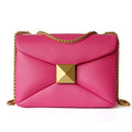 UBELLIN Luxury Designer Women's Crossbody Bag Real Leather Small Square High Quality Cowhide Underarm Shoulder Fashion Bag