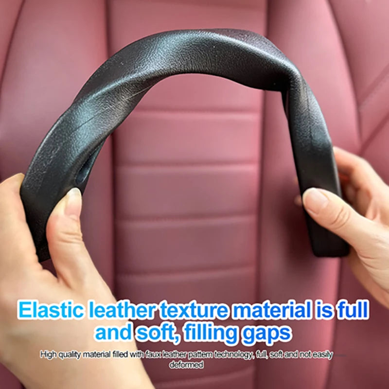 2PCS Car Seat Gap Filler Between Seats Crevice Interior Decoration Accessories For BMW AUDI VW Mercedes Benz Toyota Ford KIA ETC