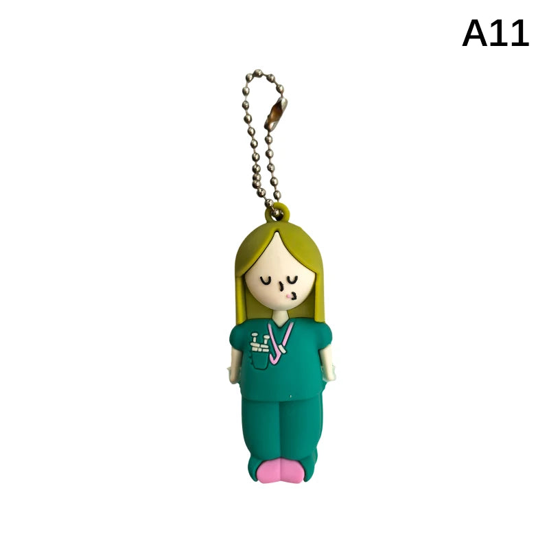 Ampoule Bottle Opener Keychain Syringe-Shaped Medication Vial Cutter Nurse Doctor Ampoule Bottle Breaker Aid Nurse Tool