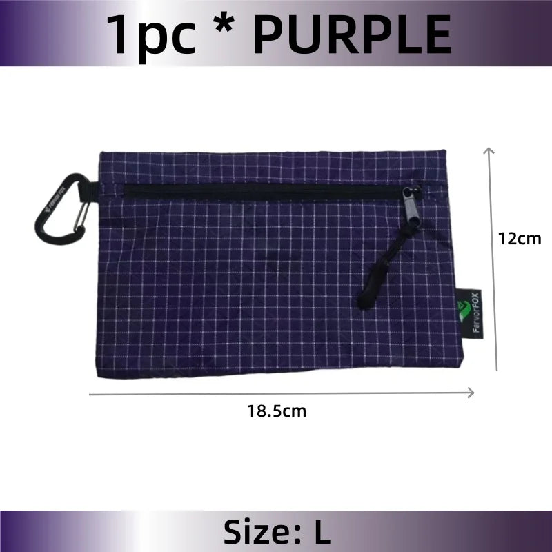 Ultralight Waterproof Organizer Wallet Dyneema Wear-resistant Card Pouch Outdoor Travel Hiking Anti-Tear Portable Coin Cash Bag