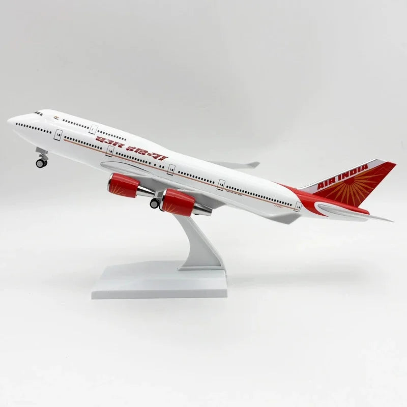 30cm Scale Plane 1/250 B747 Series Model Airplane Toy Resin Diecast Airplanes Building Kit (With Stand) Aviation Toys for Boys