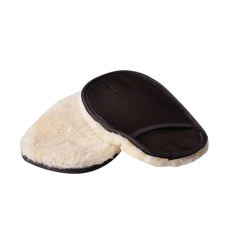 Microfiber Car Wash Gloves Car Sponge Extra Soft Car Wash Cloth Gloves Scratch Free Microfiber Double Sided Car Cleaning Tool