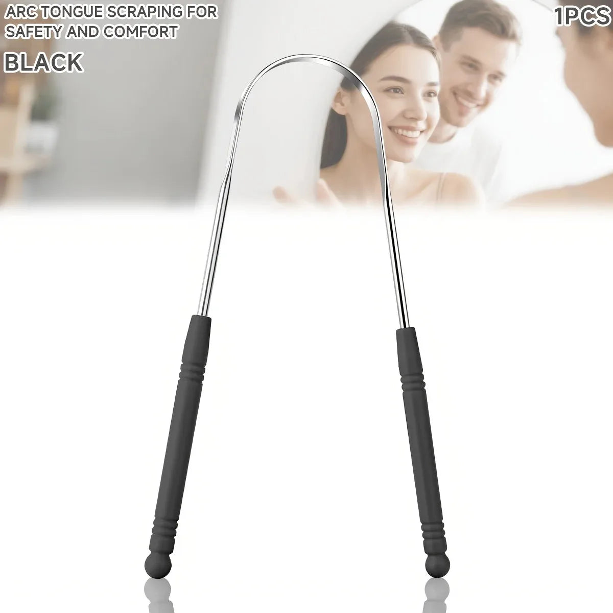 1/4pcs Tounge Scrapers Limpiador De Lengua Stainless Steel Fresh Breath Cleaning Coated Tongue Toothbrush Oral Hygiene