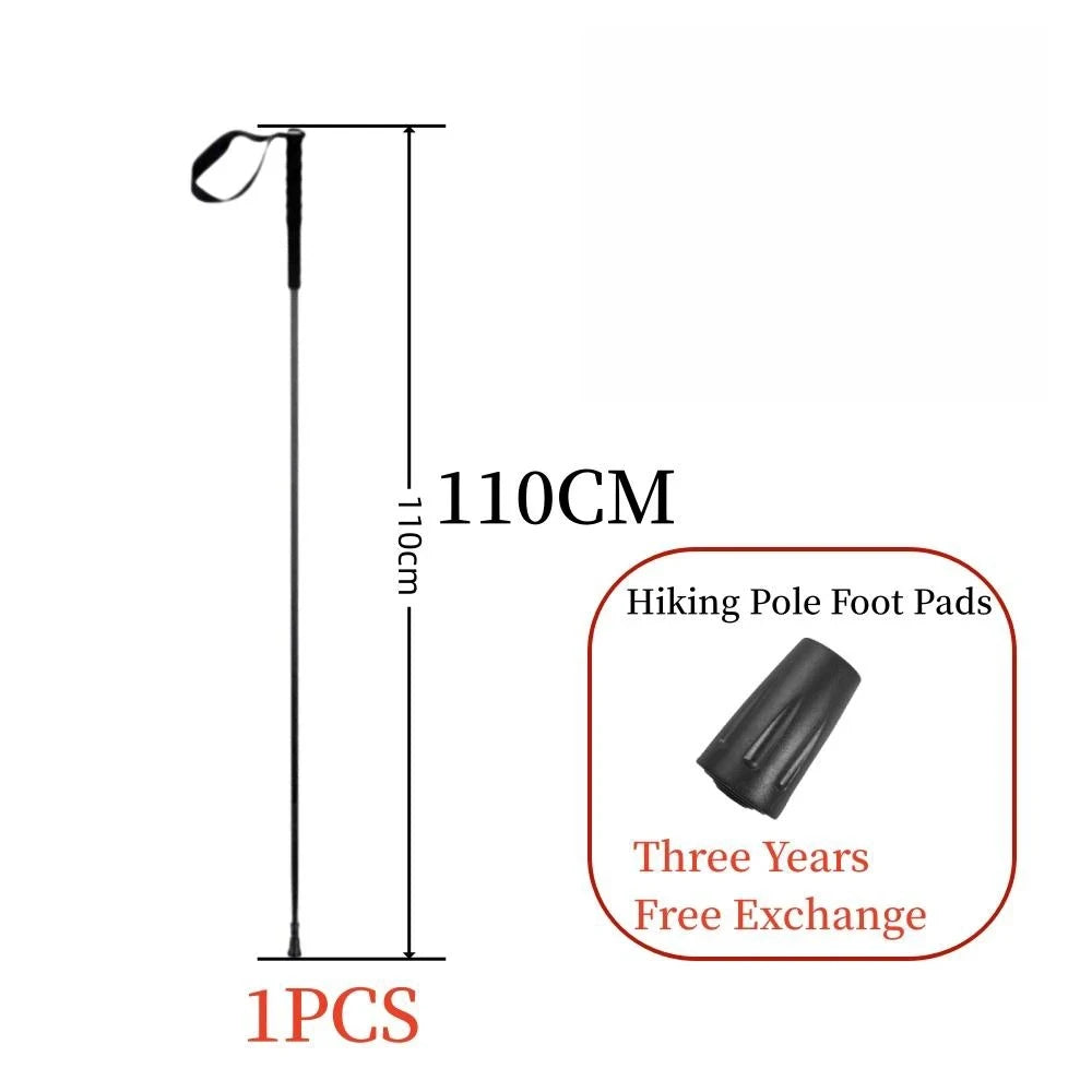 110g Ultra Light Weight Hiking Sticks Retractable Trekking Poles Folding Carbon Fiber Hiking Poles Walking Sticks Trekking Stick