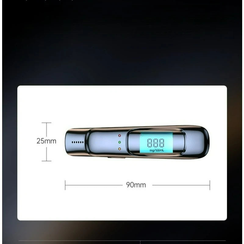 Diagnostic Tool Non-Contact Alcohol Breath Tester Alcoholmeter Tester LCD Screen Alcohol Detector Accuracy Breathalyzer New