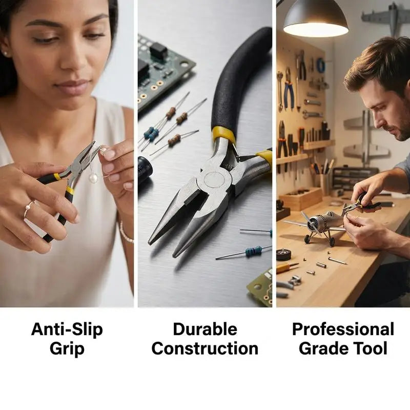 Multifunction Stripping Needle Pliers Long Nose Steel Cutting Clamping Pliers Tools For DIY Small Jewelry Accessory