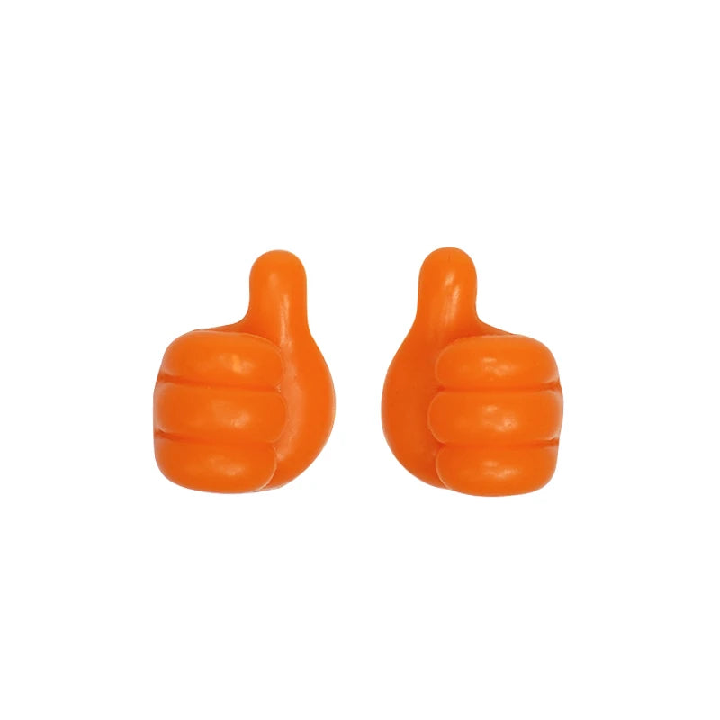 Hand-shaped Rubber Holder Glasses Power Cord Charging Line Self Adhesive Mini Hook Car Storag Organizer Interior Accessories