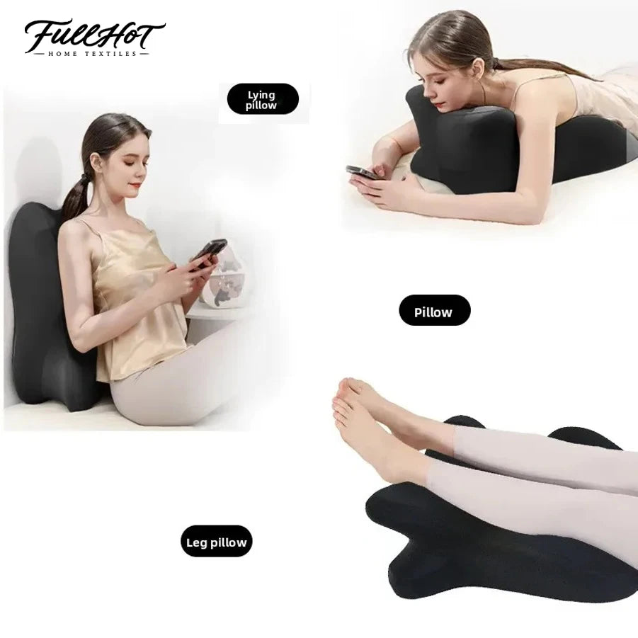 FULLHOT Multifunctional Bedroom Pillow for Prone Sleeping Phone Use Couples Headrest Lumbar Back Support Cushion