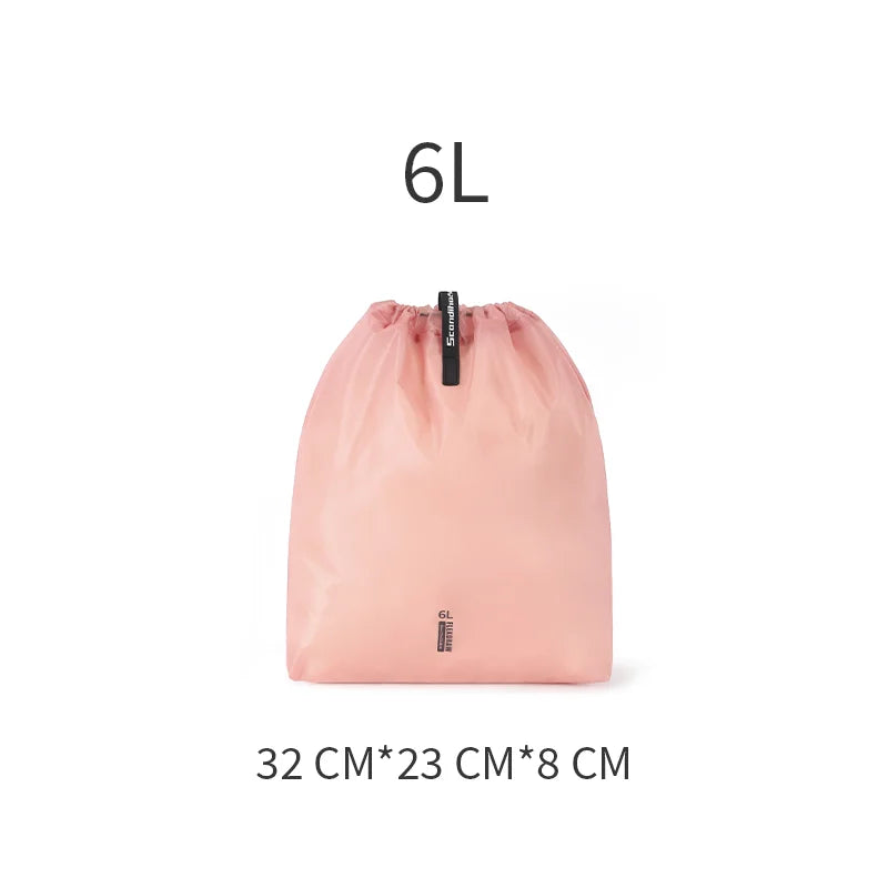 Travel Drawstring Storage Bags Waterproof Lightweight Clothes Packing Cubes Organizer Multi-Size for Socks Shoes Luggage