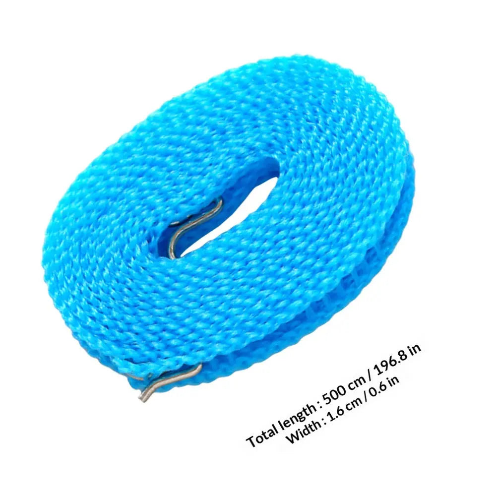 Drying Clothes Rope Travel Clothesline Elastic Portable Non-slip for Outdoor Home Ropes