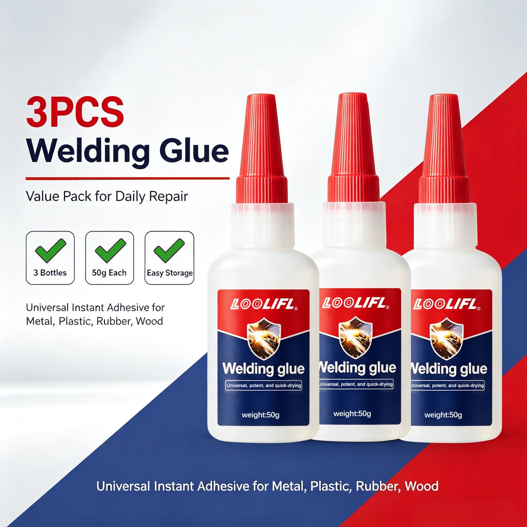 Quick Drying Oily Super Glue Universal Waterproof Welding Adhesive High Viscosity Oil Based Glue For Daily Repair Metal Plastic