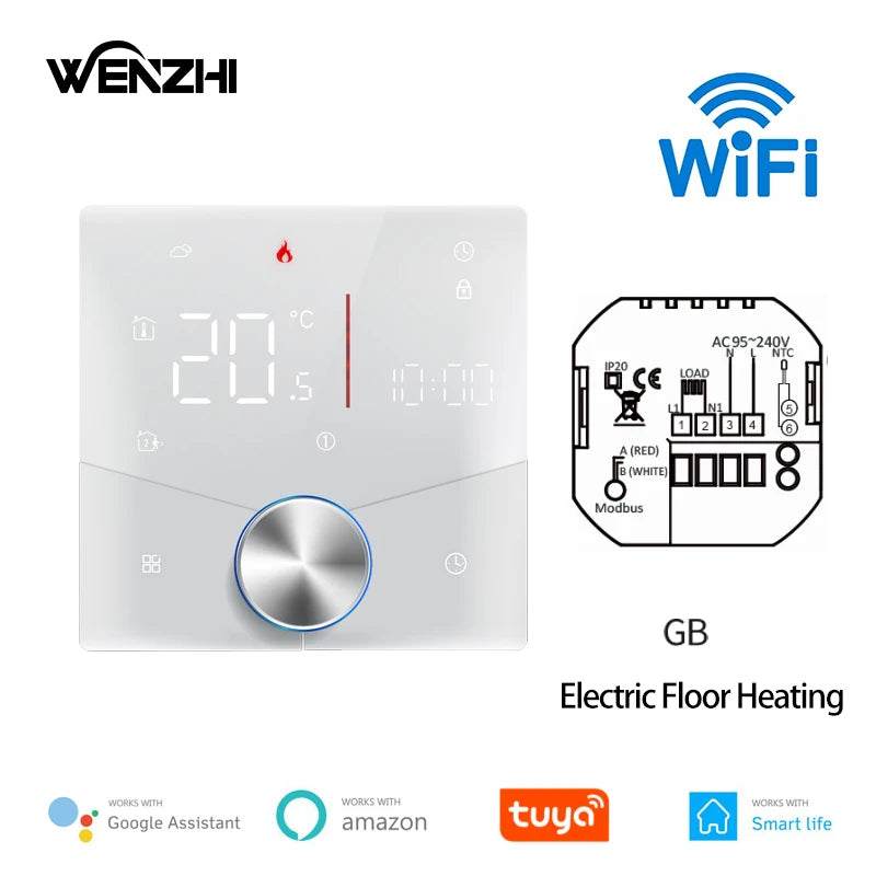 ZigBee/Wifi Warm Floor Room Heating Thermostat Temperature Controller For Water/Electric/Gas Boiler Tuya Smart Life Alexa Home
