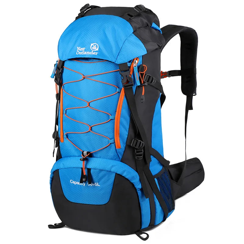 WESTTUNE Waterproof Climbing Backpack 65L Outdoor Sports Bag Big Capacity Travel Backpack Camping Hiking Backpack Trekking Bag