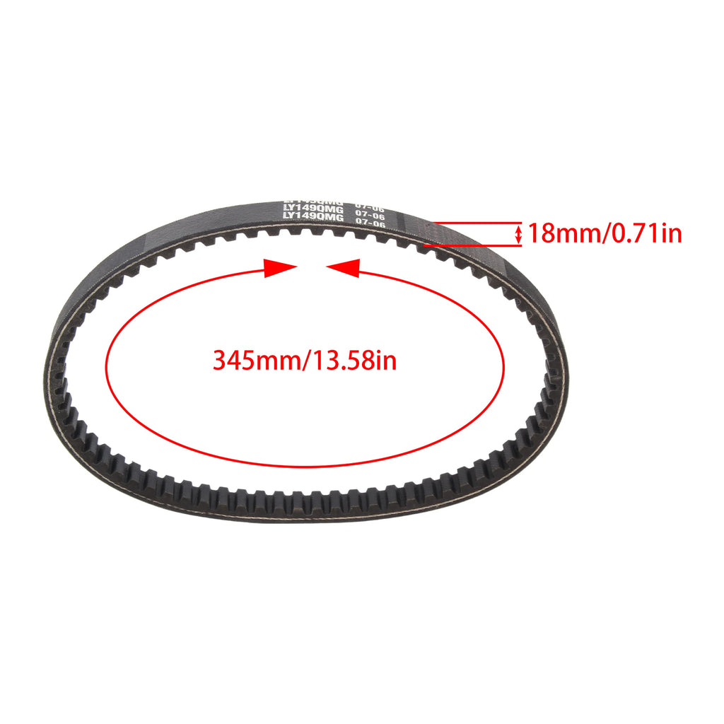 Motorcycle Clutch Drive Belt Variator Pulley Assembly Kit Replacement For Honda WH100T-A WH100T-H WH100T-F WH100T-G Scooter