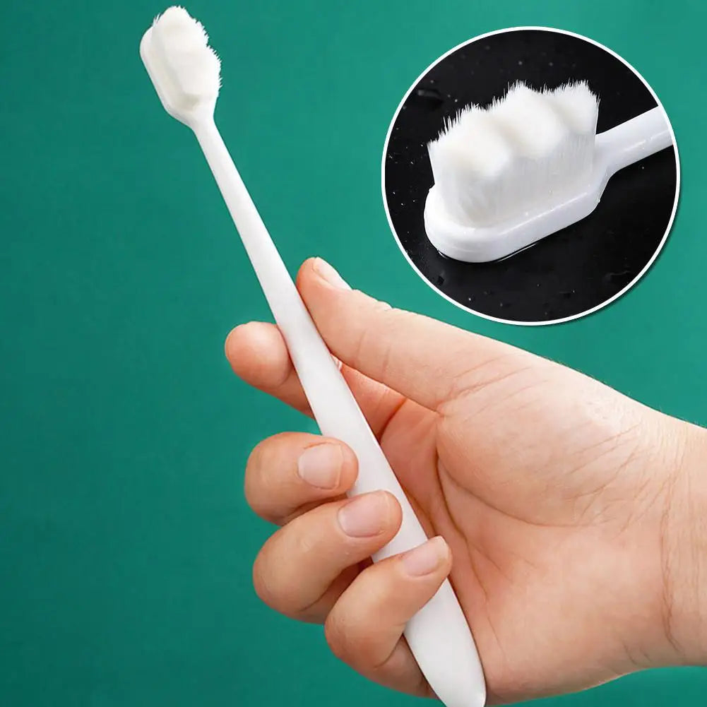 Ultra-fine Soft Toothbrush Million Nano Bristle Adult Care Dental Deep Brush Oral Teeth Travel Brush Cleaning Tool