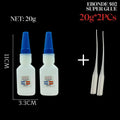 502 Super Glue Cyanoacrylate Instant Strong Quick Dry Adhesive for Caremic Plastic Crafts Jewelry Toys Shoes 10/20/35/50/100g
