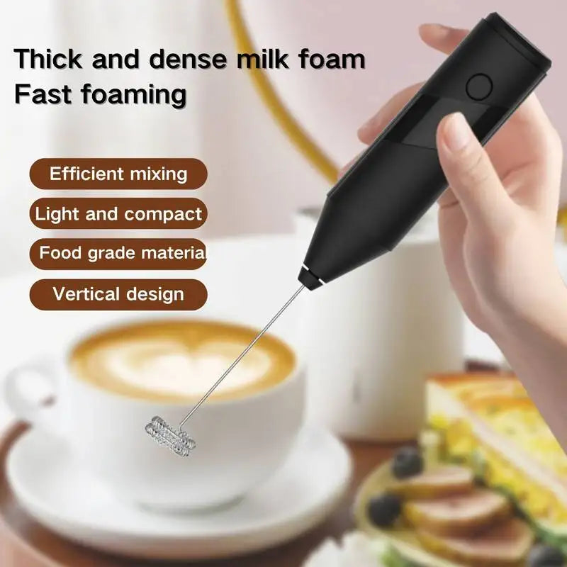 Handheld Electric Egg Beater Foamer Mini Battery Powered Milk Frother Coffee Drink Mixer Milk Foamer Kitchen Tools