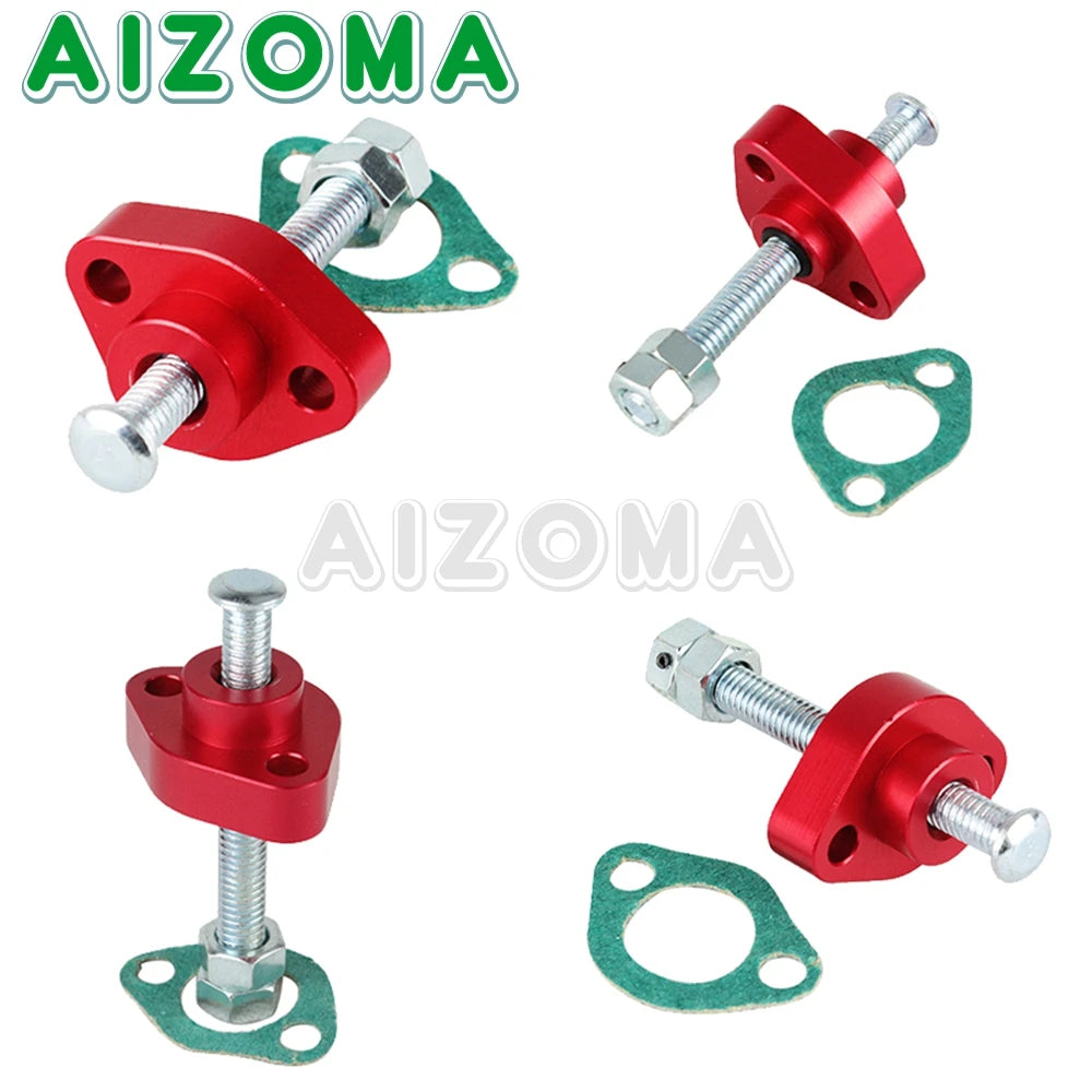 CNC Manual Cam Chain Tensioner w/ Gasket For Honda CBR 600F3/F4/F4I  CBR900RR CBR1100XX VF750C VTR1000 CB600F 599/CB900F 919