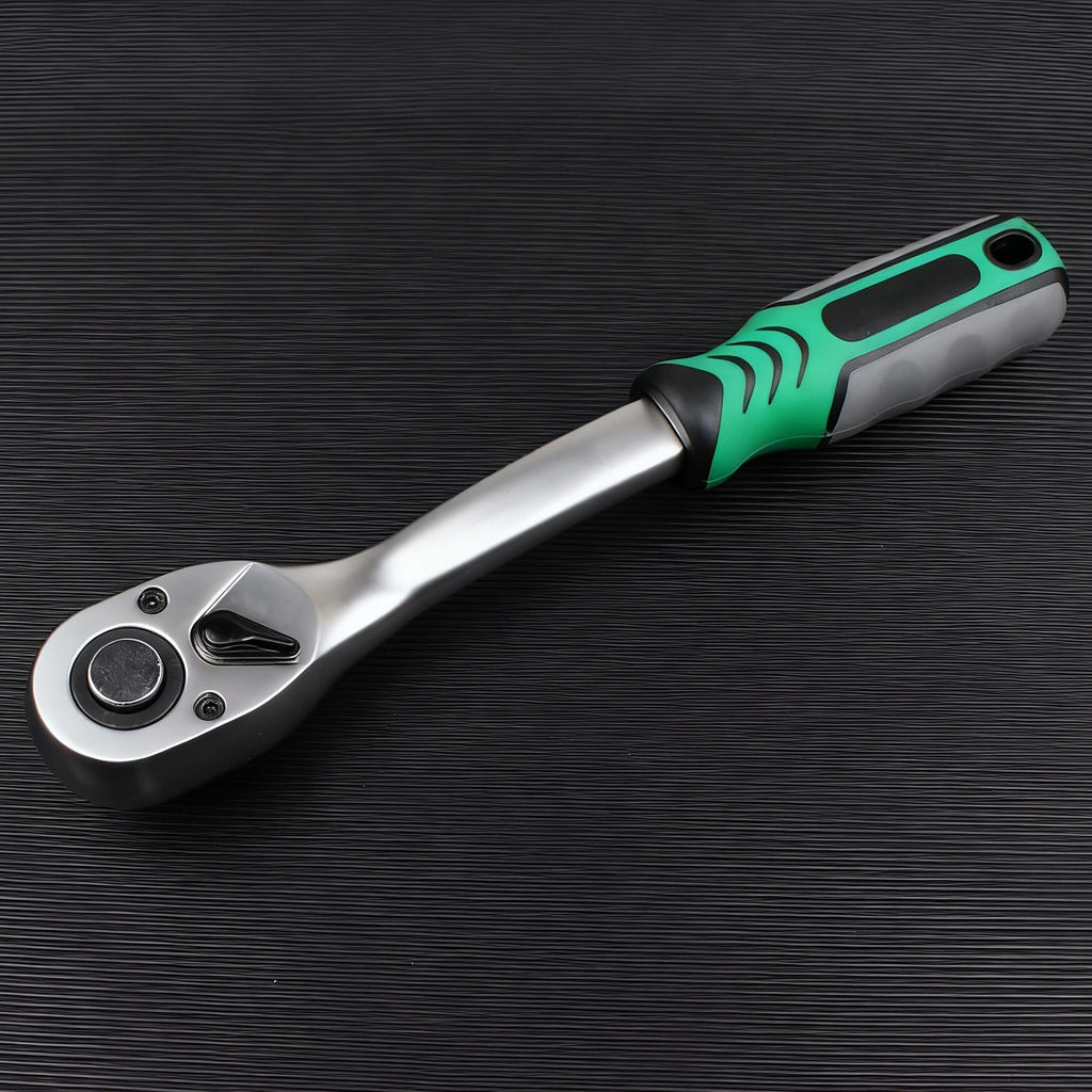 1pc 72 Tooth Quick Ratchet Wrench 1/2 1/4 3/8 3 Size Flying Wrenches Two-way Socket Wrench Repair Tools for for Vehicle Bicycle