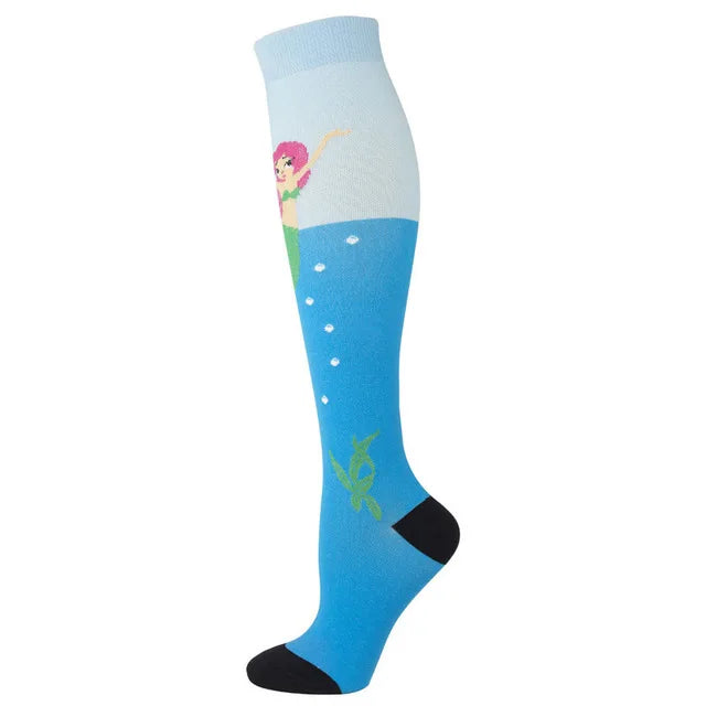 Compression Stockings Men Women Crossfit Golfs For Running Anti-slip Outdoor Sports Compress Nursing Varicose Veins Anti Fatigue