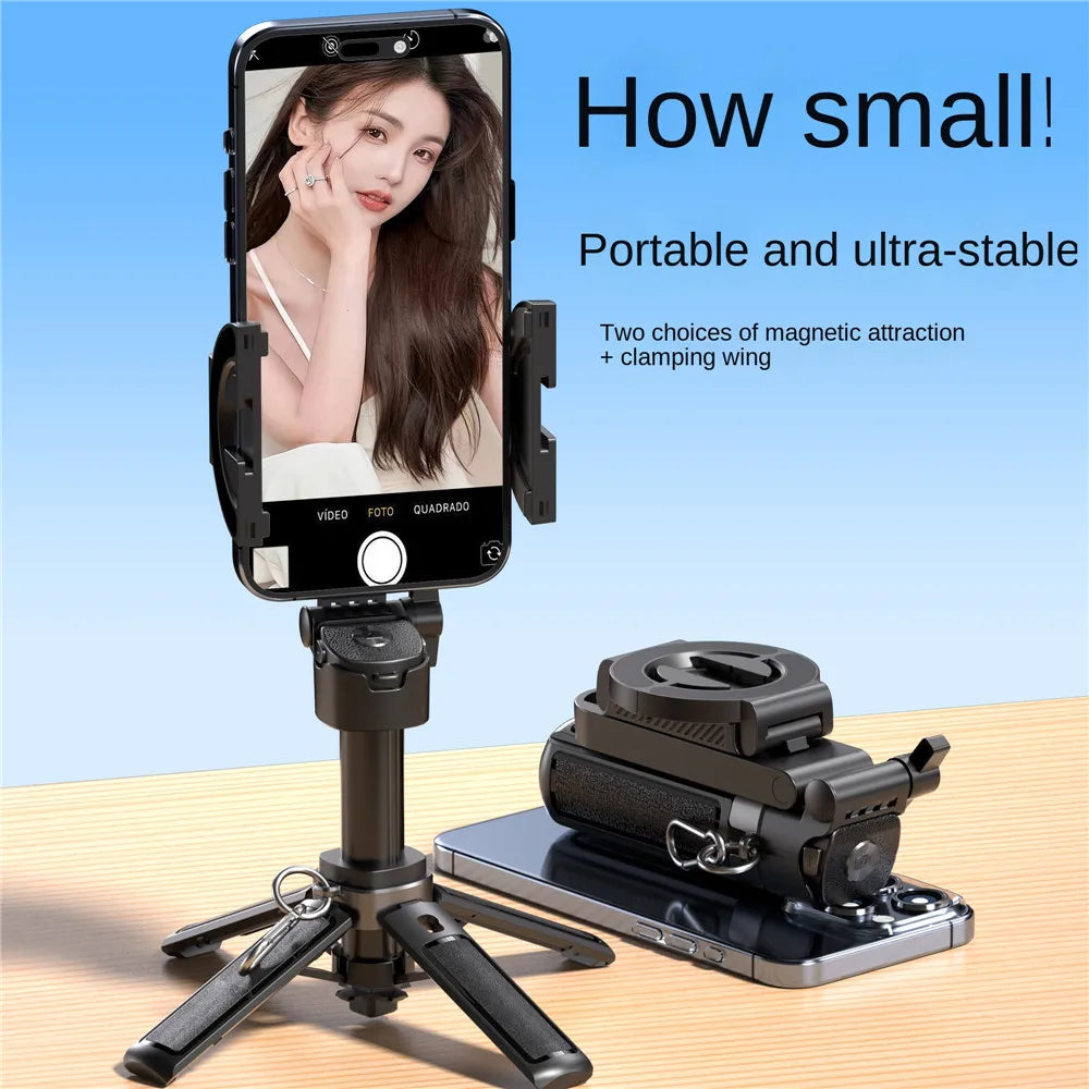 FANGTUOSI New 2027 Aluminum Selfie Stick Tripod | Magnetic  & Adjustable Telescopic Rod for Smartphones for Smartphone Live
